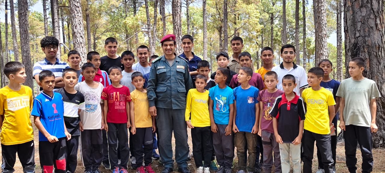 MMEDU-supported students during an outdoor group activity.
